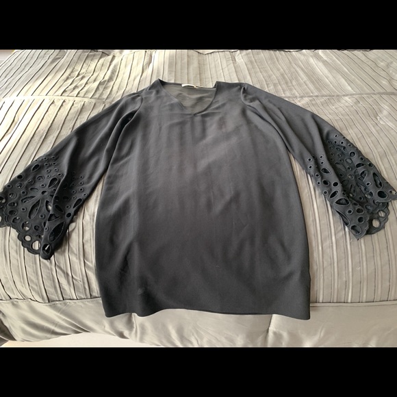 RAMY BROOK BLACK SILK DRESS SZ S NWOT - Picture 1 of 4